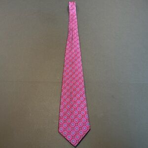 Robert Talbott Best of Class Silk Tie Red Blue Medallion